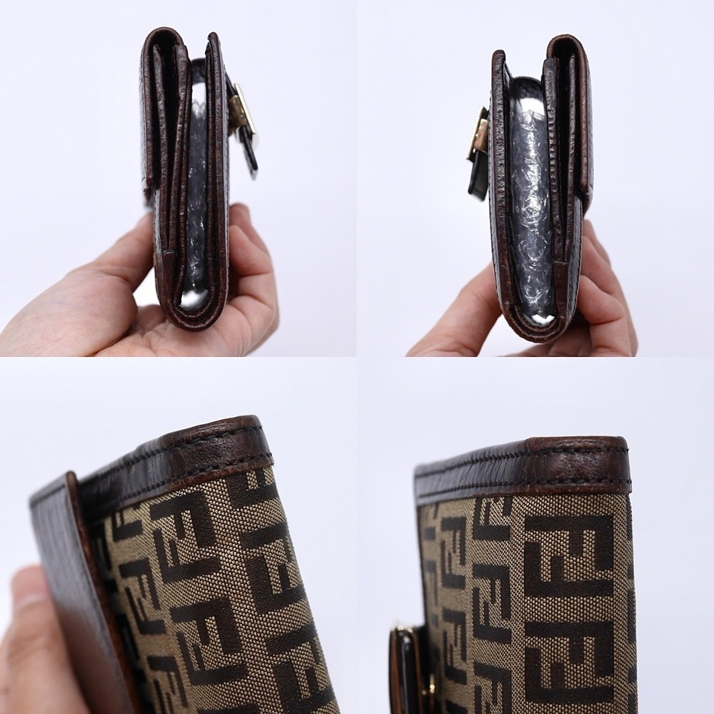 🍓FENDI Zucca Compact Wallet - Picture 6 of 8